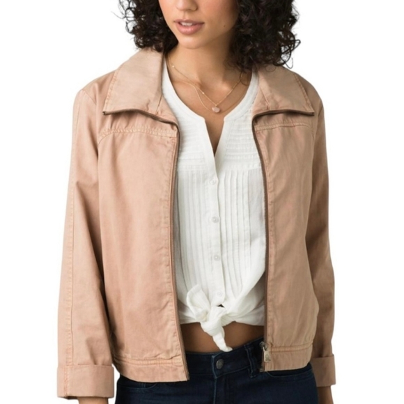 Prana Jackets & Blazers - PrAna "Lookout" Jacket in Champagne Pink Pastel | Women's Size M